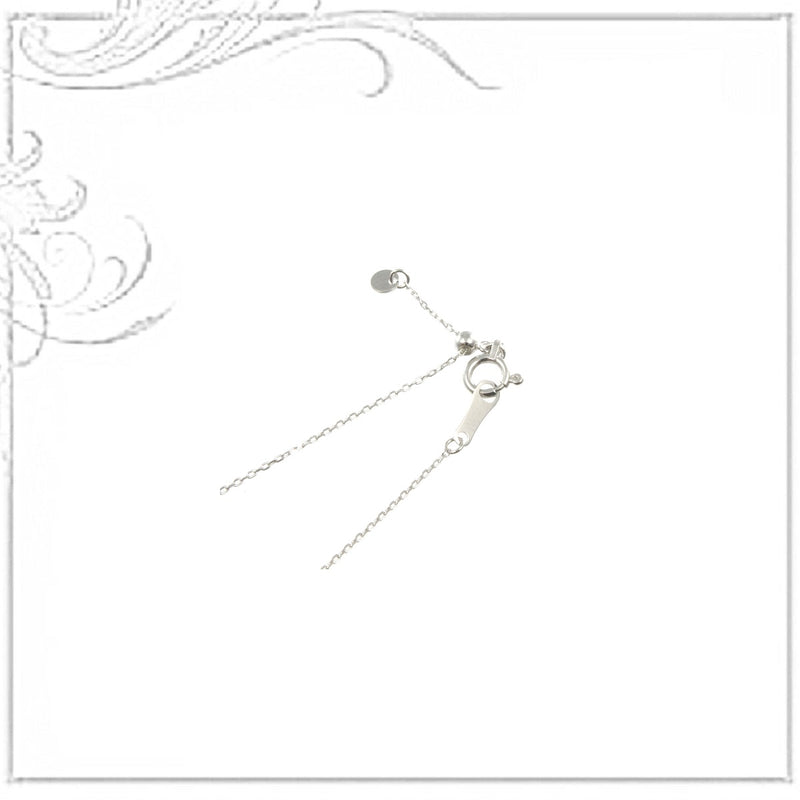 K18WG/ YG Diamond Pendant Necklace D,0.10ct