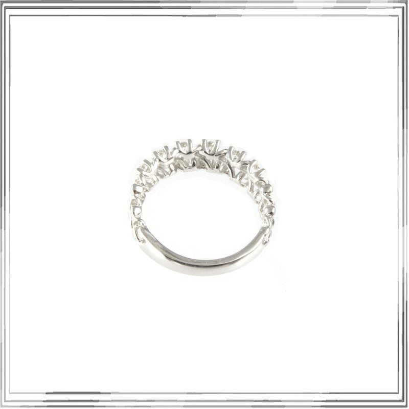 K18WG Diamond Ring D,0.31ct size #12