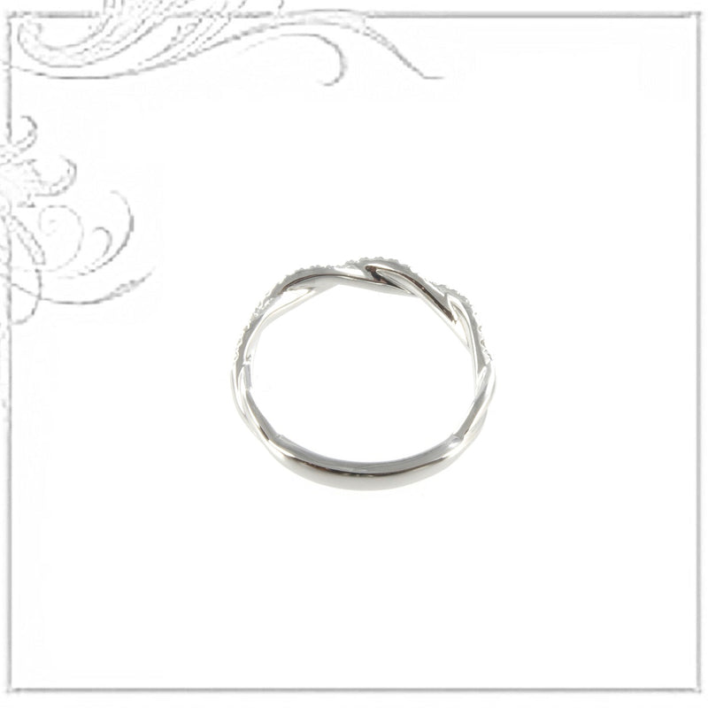 K18WG  Diamond Ring D,0.21ct  Ring Size #12