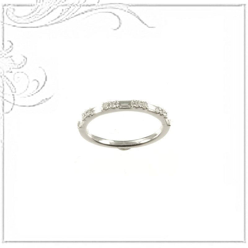 K18WG  Diamond Ring D,0.42ct  Ring Size #12