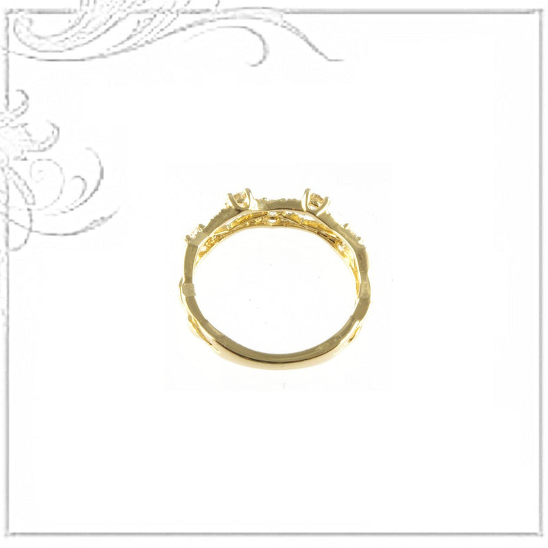 K18YG  Diamond Ring D,0.46ct  Ring Size #12