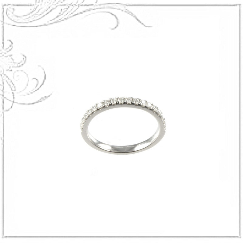 K18WG  Diamond Ring D,0.32ct  Ring Size #12.5