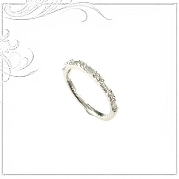 K18WG  Diamond Ring D,0.42ct  Ring Size #12