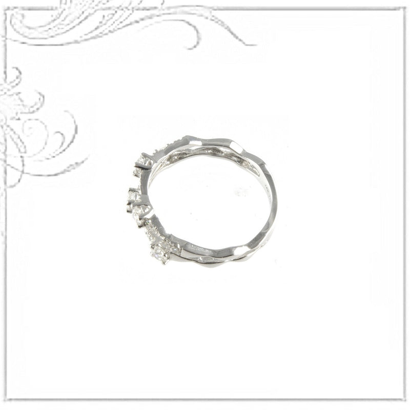 K18WG  Diamond Ring D,0.46ct  Ring Size #12