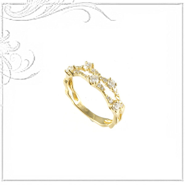 K18YG  Diamond Ring D,0.46ct  Ring Size #12