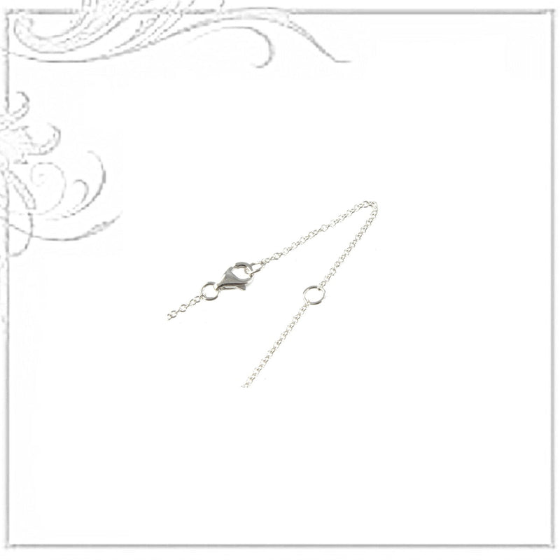K18WG Diamond Necklace D,0.49ct 45cm
