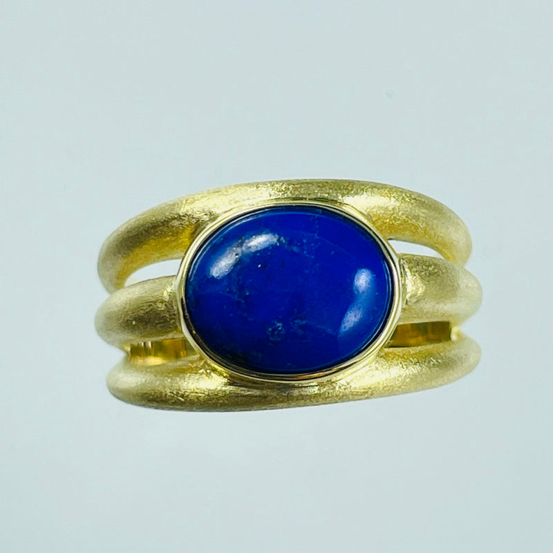 K18YG Lapis Lazuli Ring 2.11ct