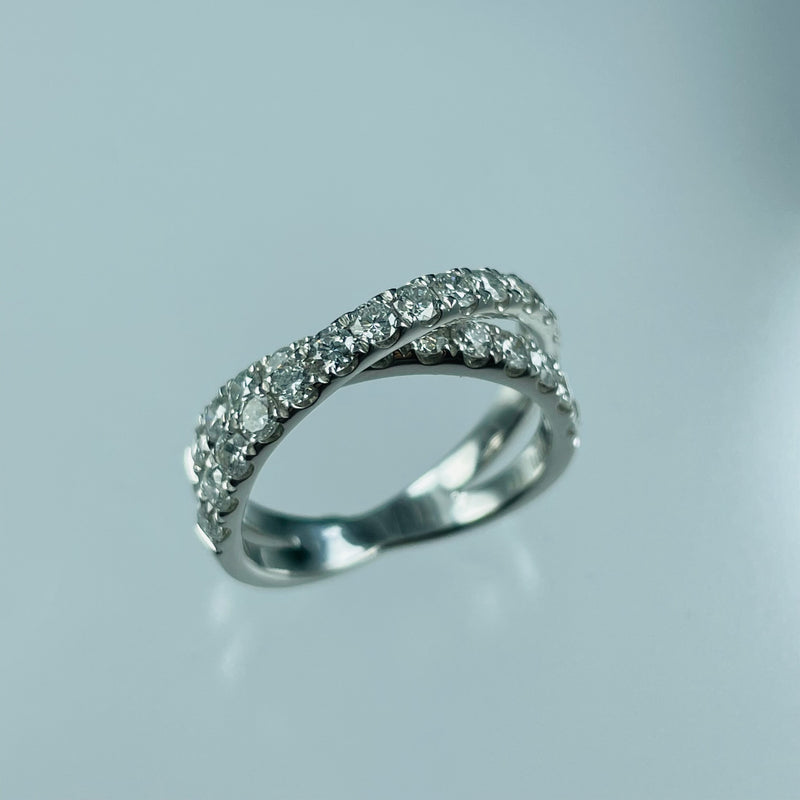 K18WG Diamond Ring 1.18ct