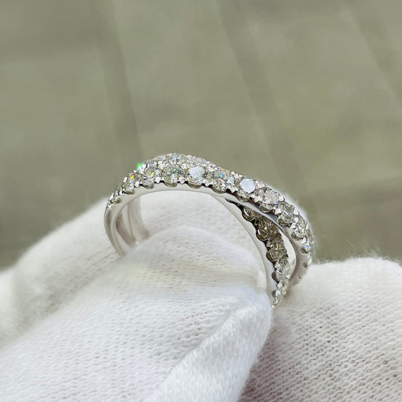 K18WG Diamond Ring 1.18ct