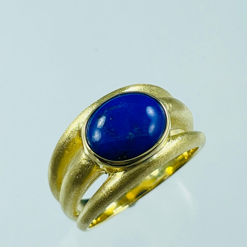 K18YG Lapis Lazuli Ring 2.11ct
